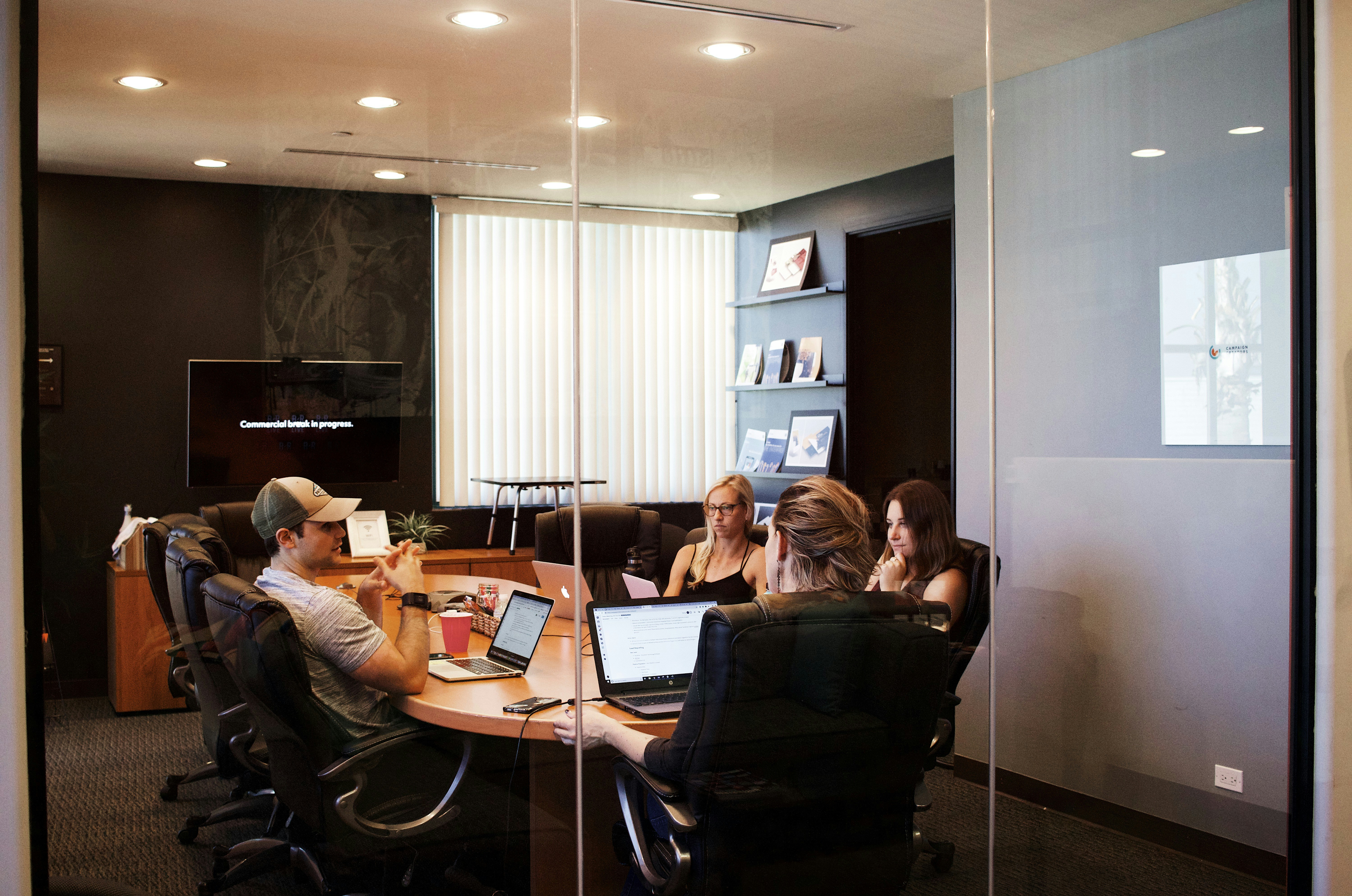 Diverse team collaborating on innovative projects